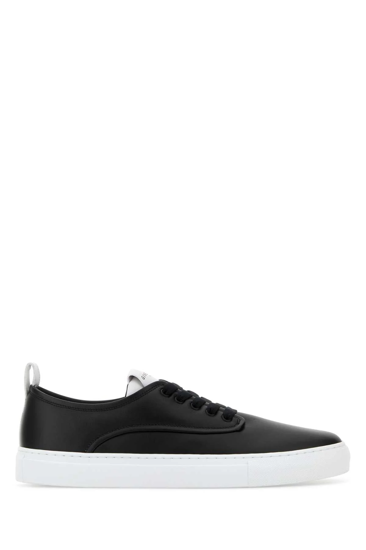 Givenchy Men Black Leather New City Sneakers - 1