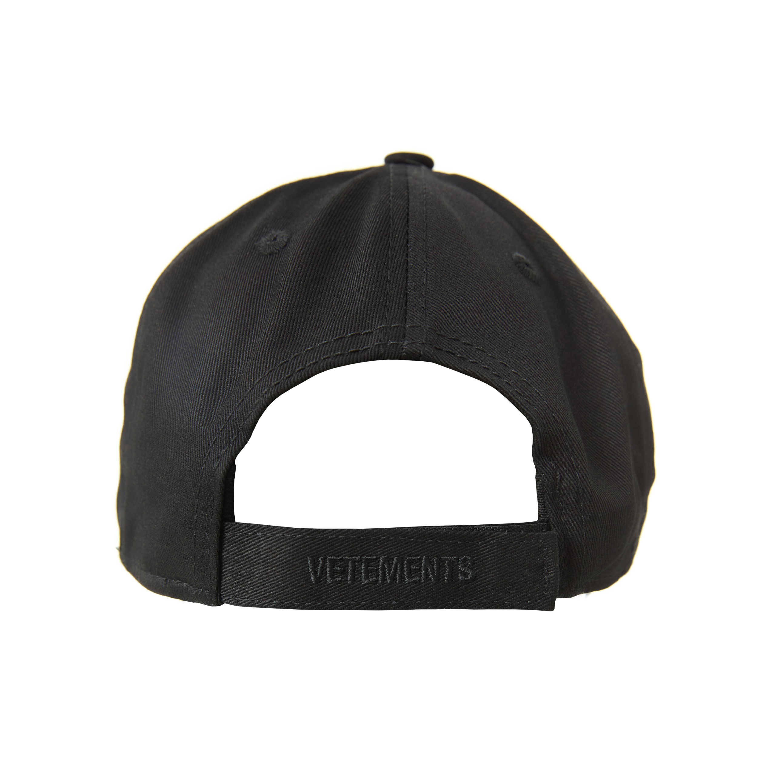 VETEMENTS BLACK CAP WITH A BOTTLE OPENER | SV77 | REVERSIBLE