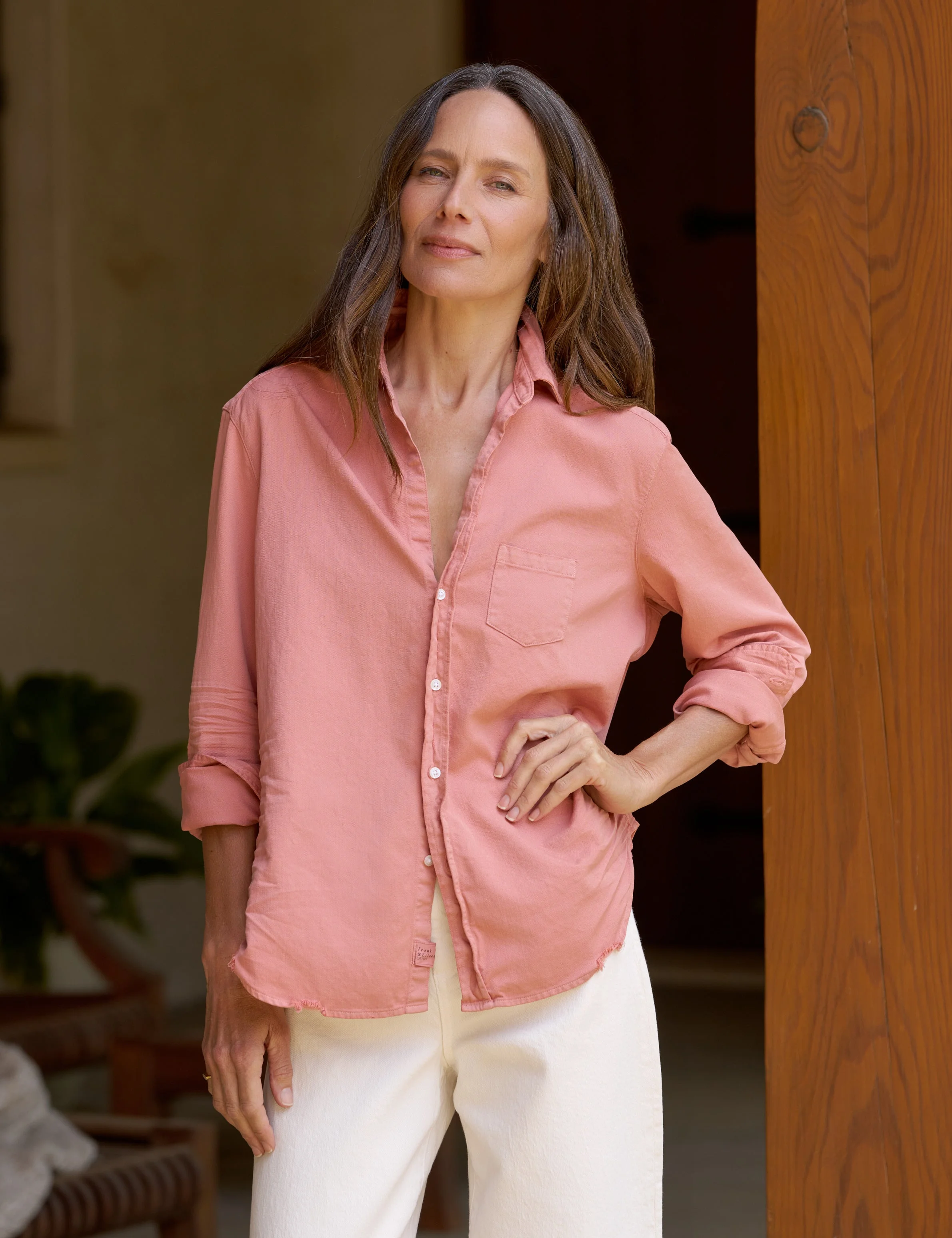 Relaxed Button-Up Shirt - 1