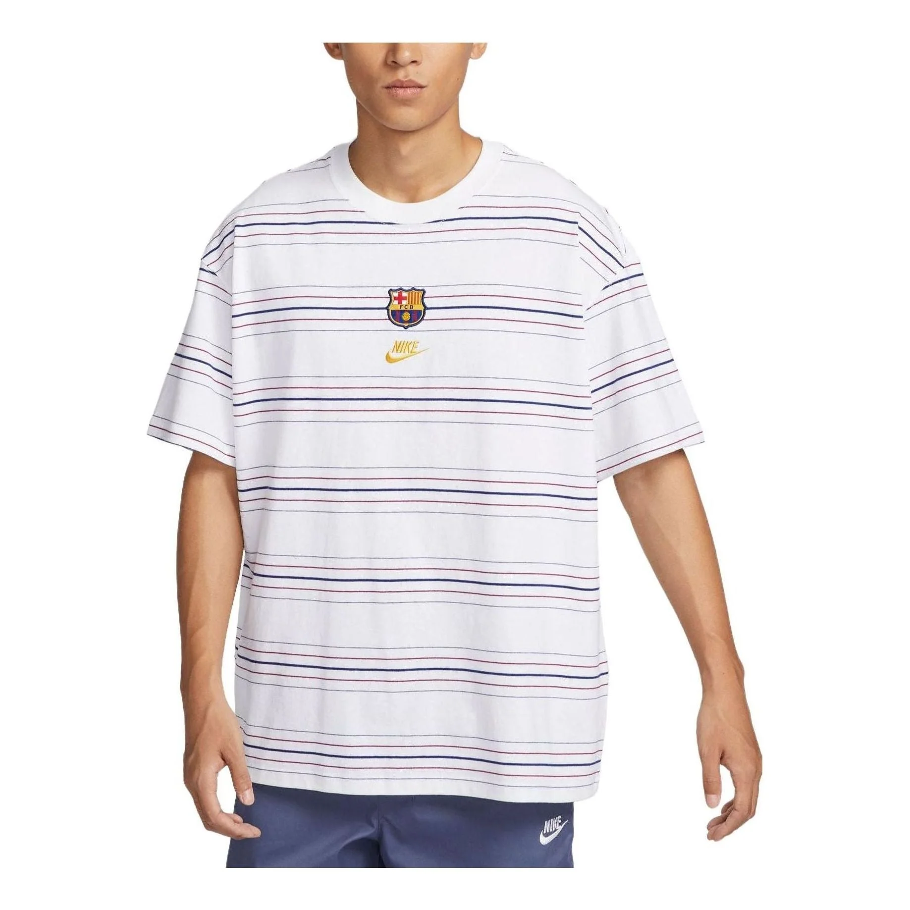 Nike Fc Barcelona Premium Essentials T-Shirt 'White' FN2657-100 - 1