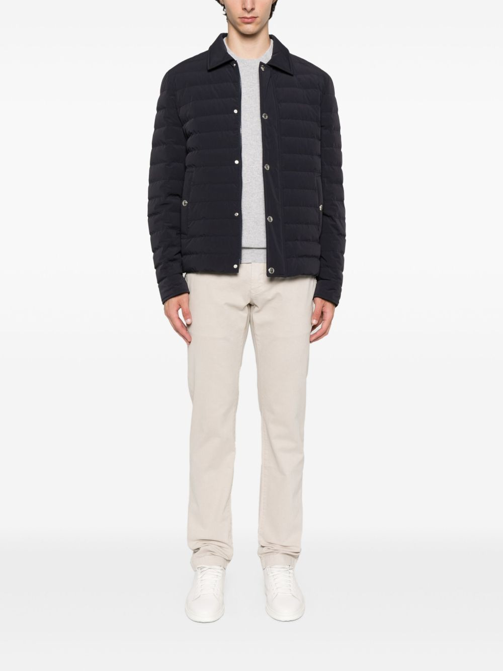 Nylon Short Down Jacket - 5