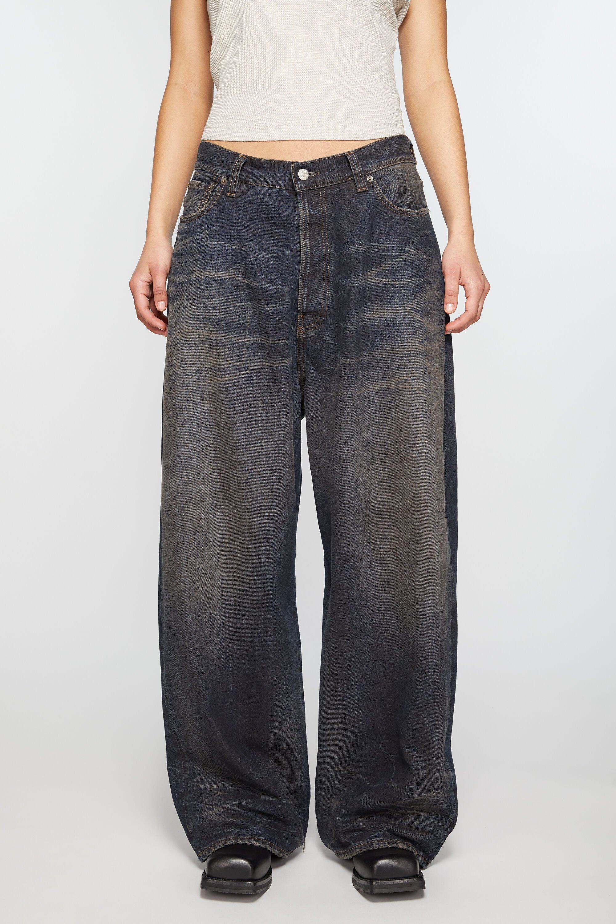 Super baggy fit jeans - 2023F - Dark Blue - 3