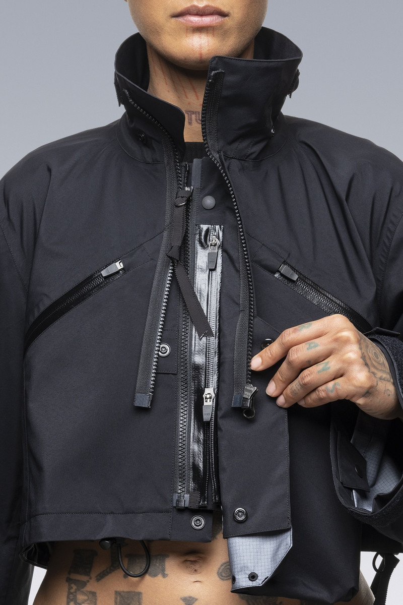 SAC-J6011 sacai / ACRONYM Crop Jacket Black 29