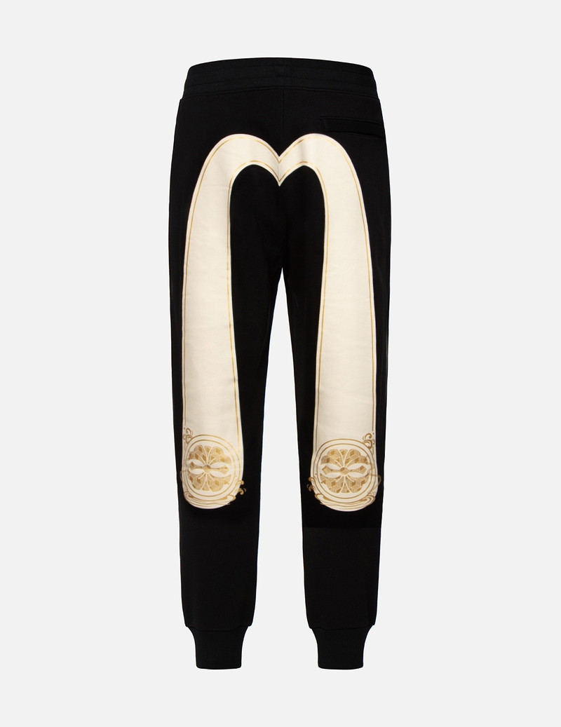 CLASSIC DAICOCK AND FOIL-PRINT KAMON SWEATPANTS 1