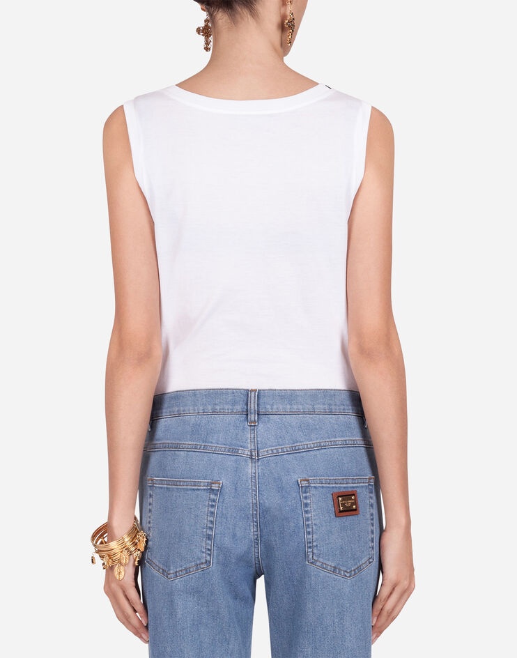 Jersey vest with label - 2