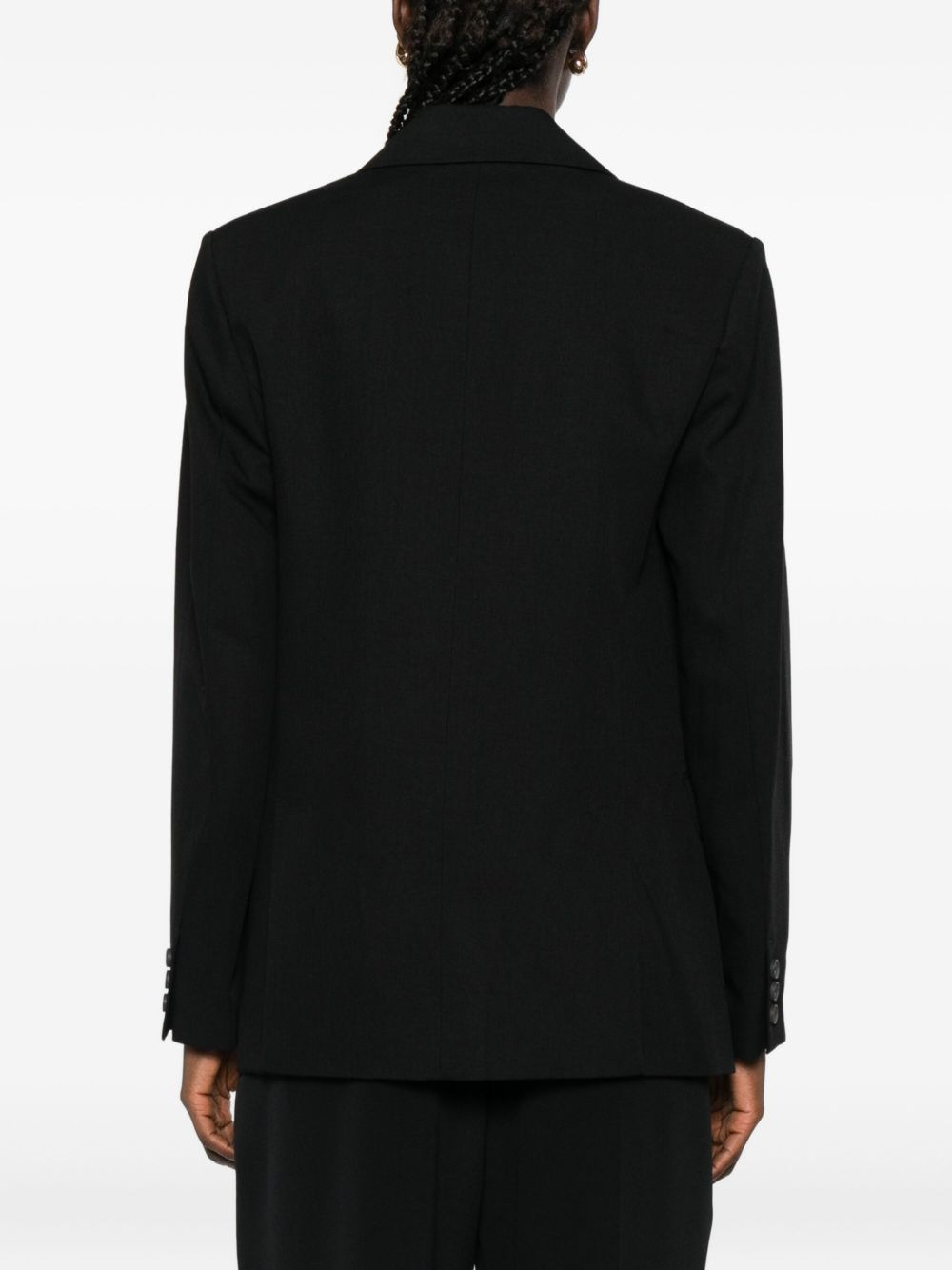 button-fastening cotton jacket - 4