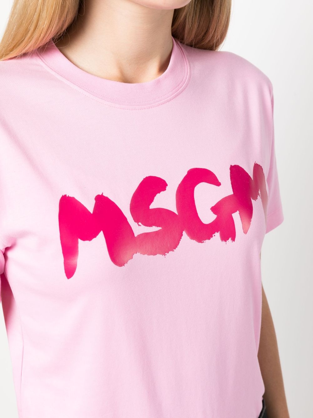 logo-print cotton T-shirt - 5
