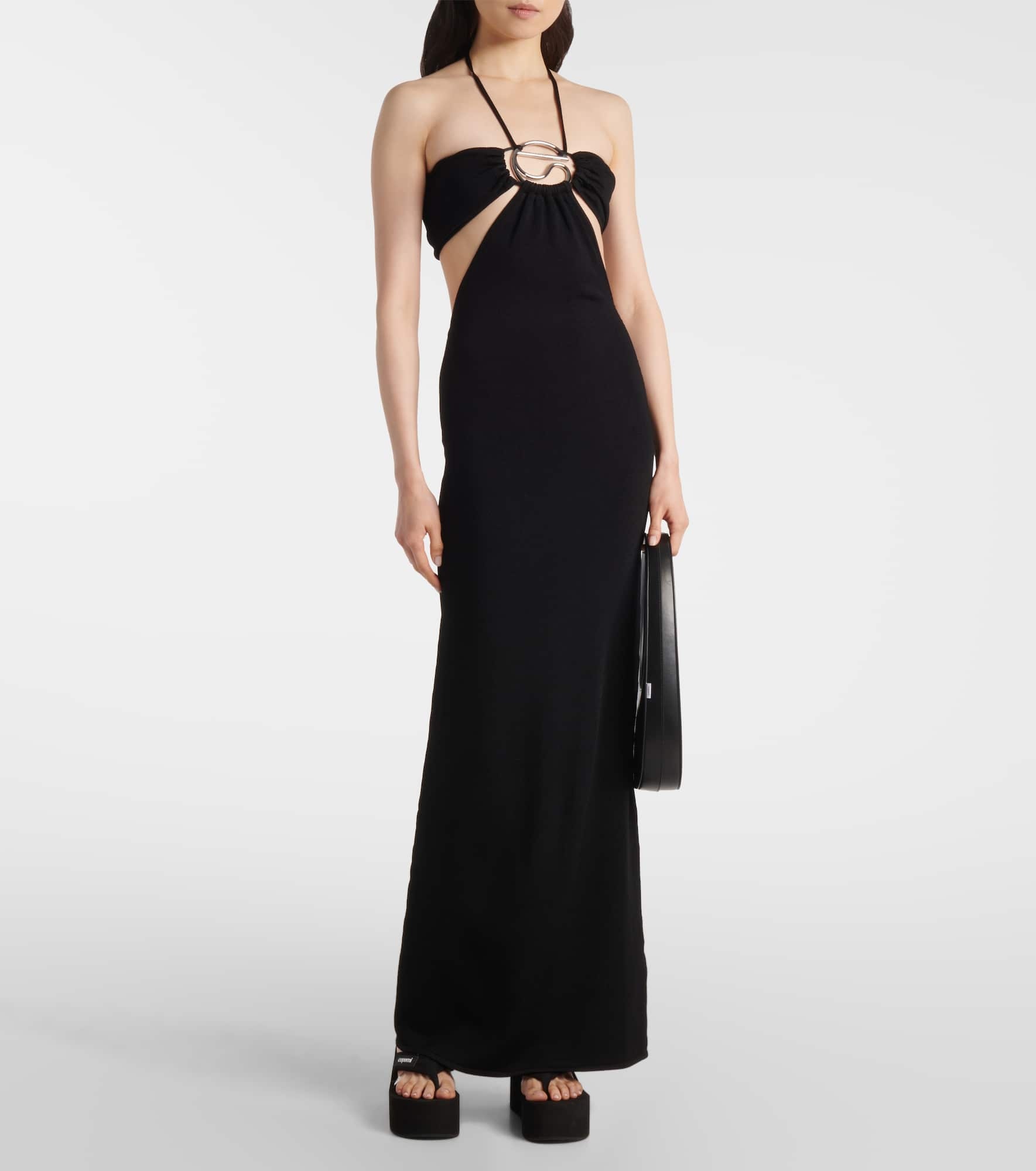 Halterneck maxi dress - 2
