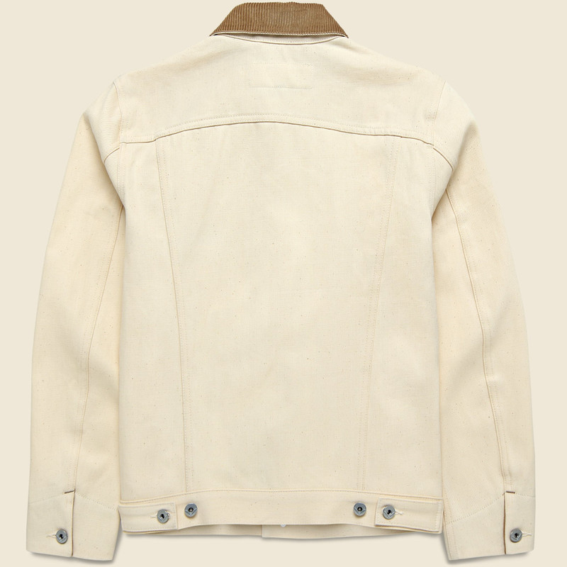 Rogue Territory Supply Jacket - Cord Collar Ecru Selvedge outlook