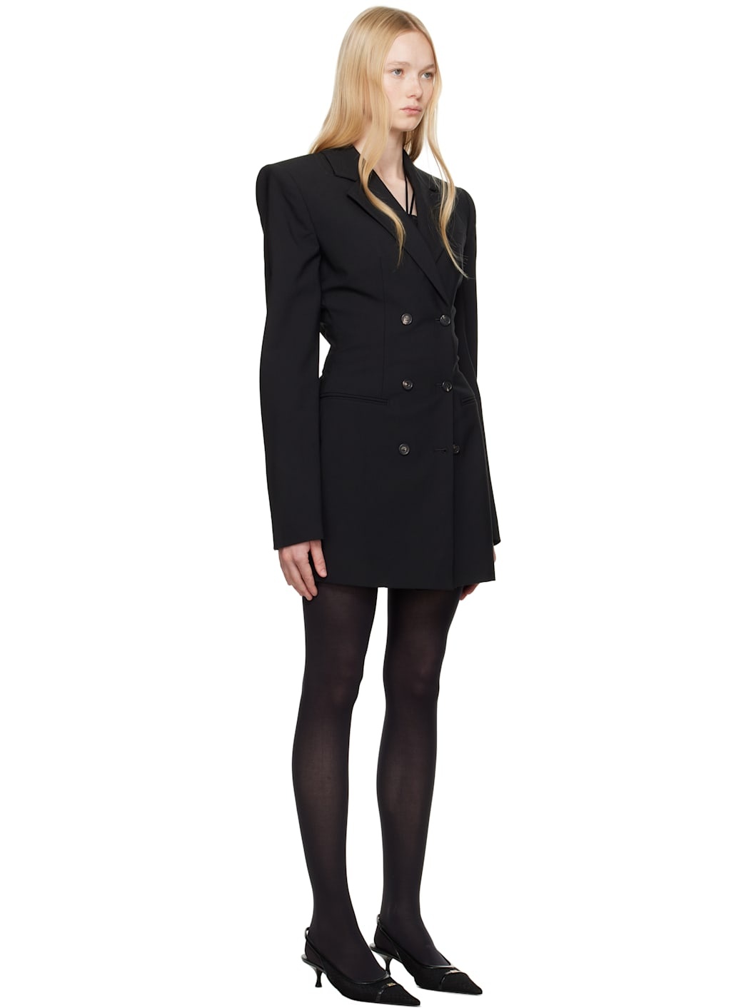 Black Kaia Minidress - 2