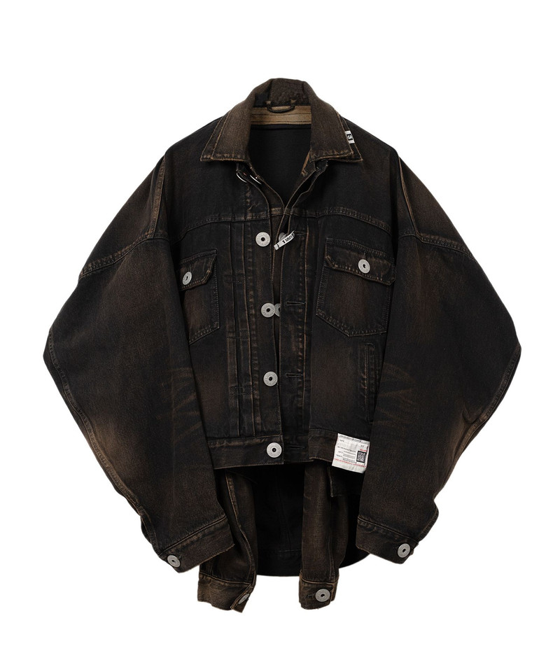 Front Layered Denim Jacket 21