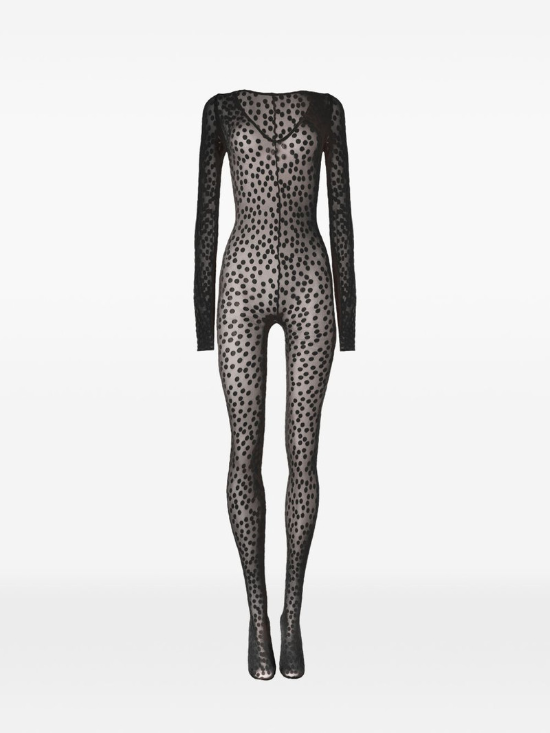 polka dot catsuit 1
