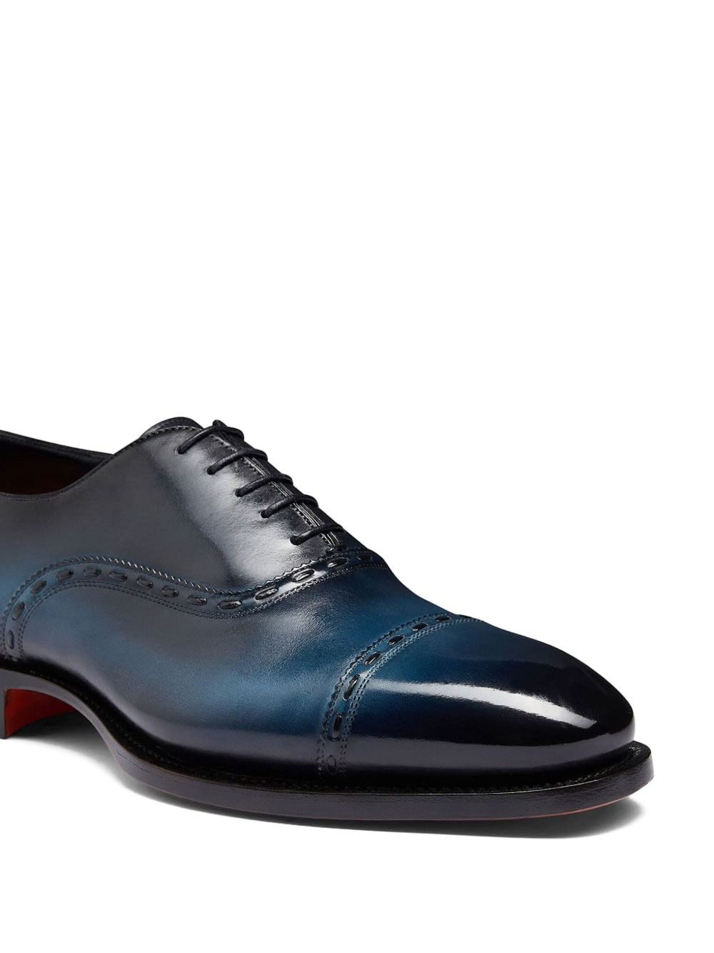 lace-up leather oxford shoes - 3