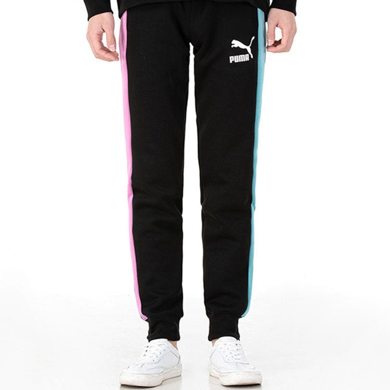 PUMA PUMA Iconic T7 Track Pants 'Black White Blue' 531381-98 outlook