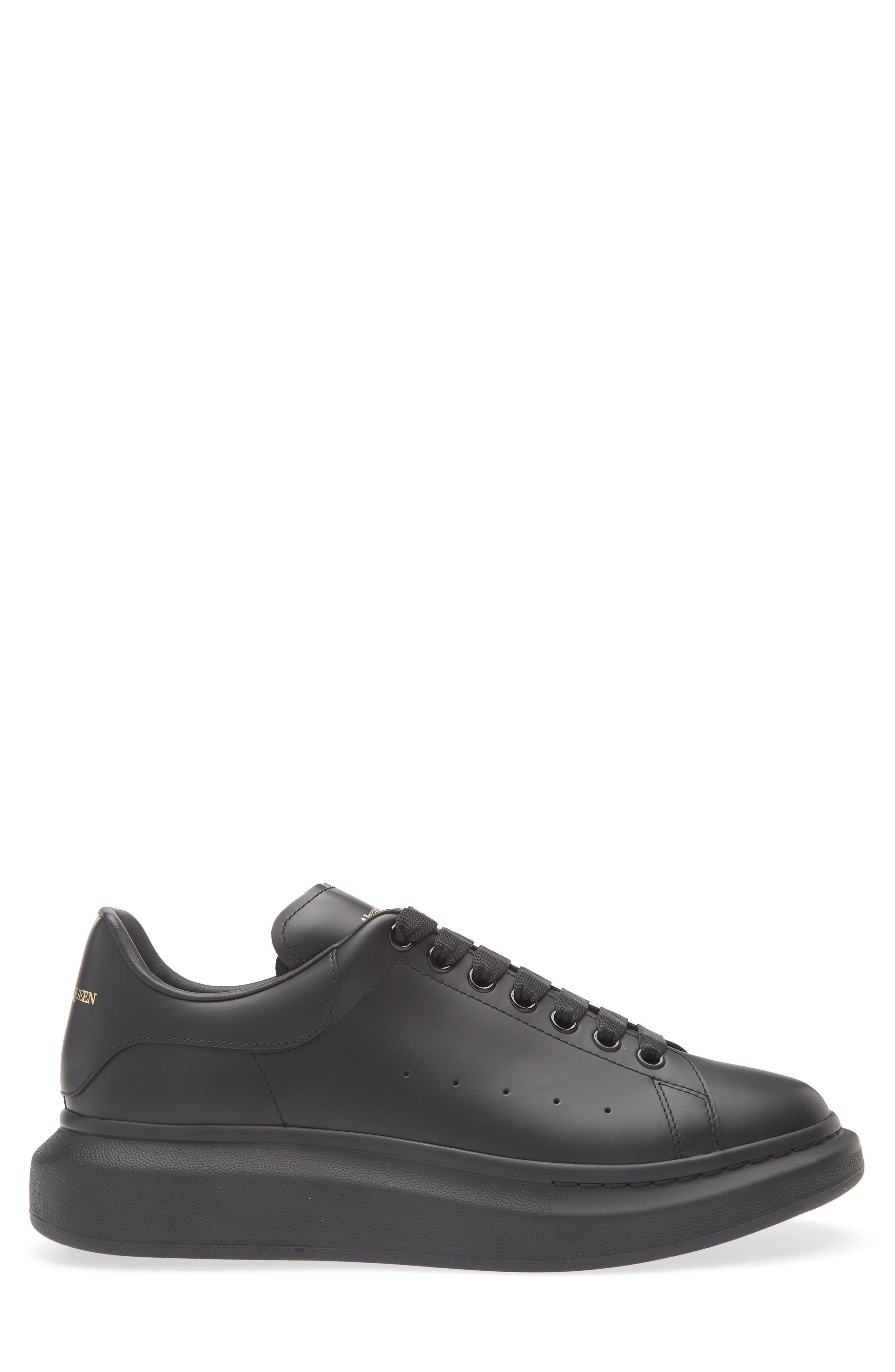 McQueen Oversized Sneaker in Black/Black at Nordstrom - 3