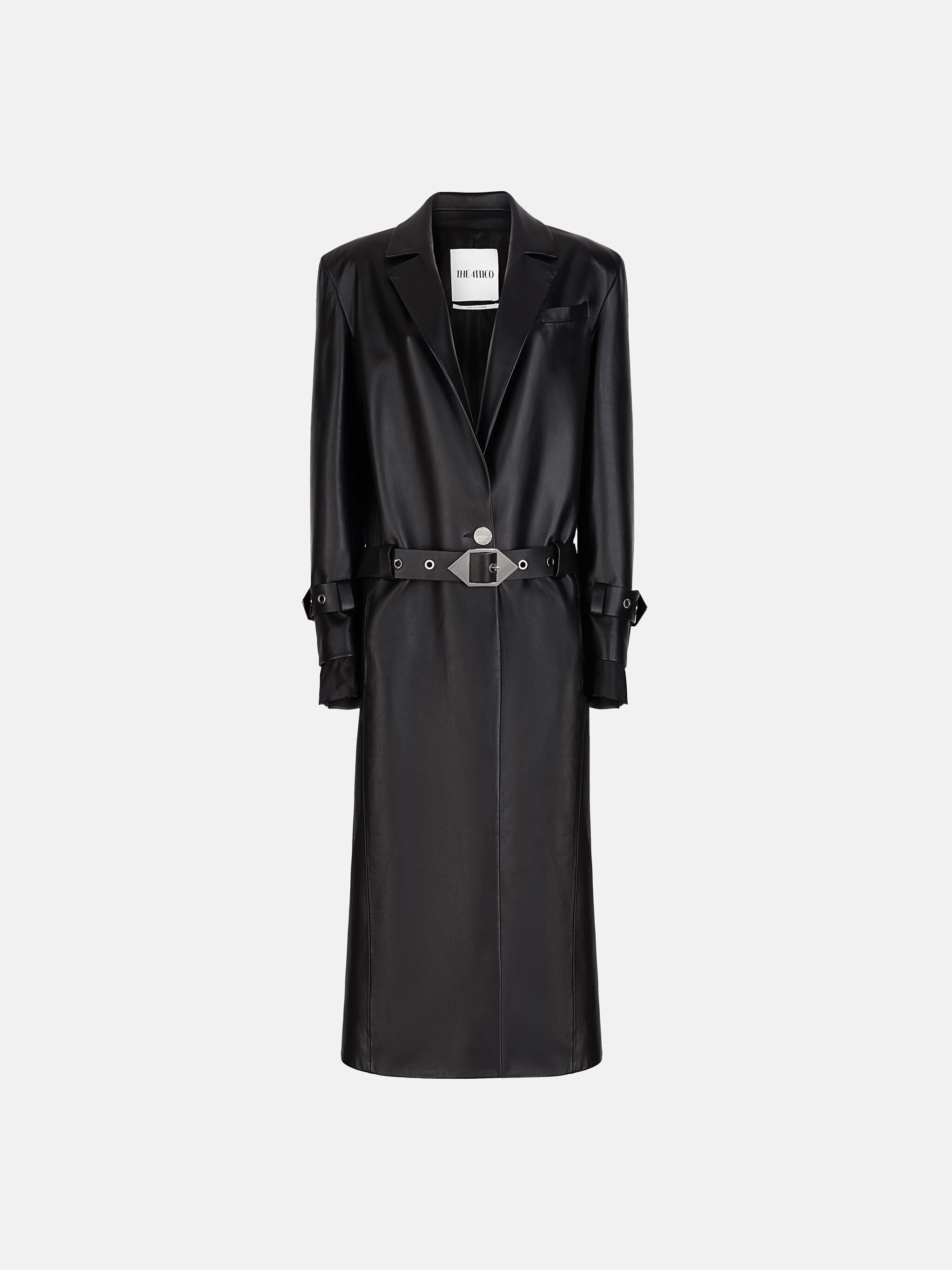 BLACK LONG COAT - 1