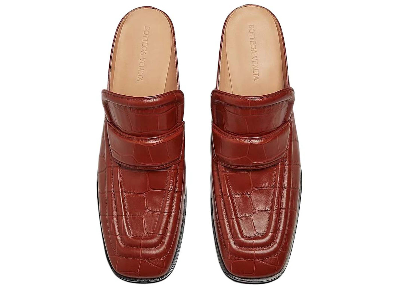 Bottega Veneta Leather Heeled Mules Fandente (Women's) - 2