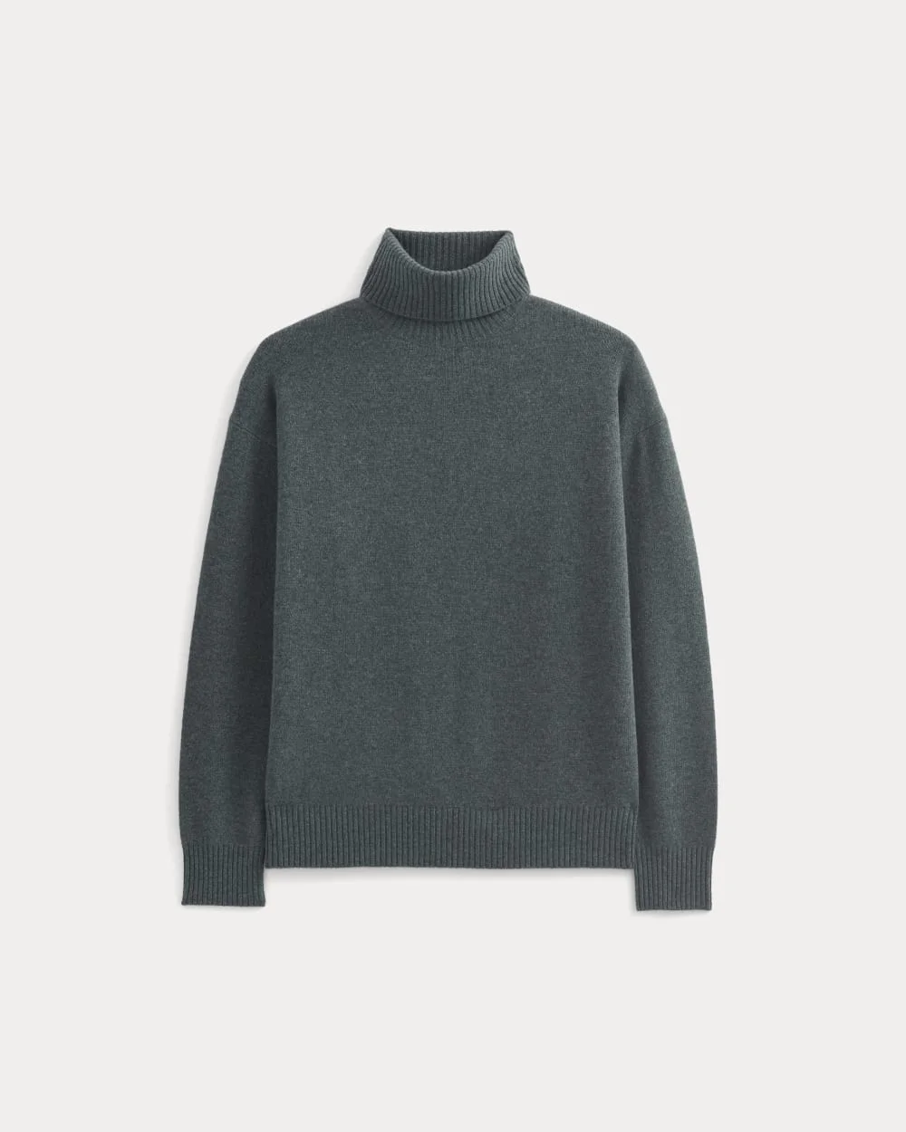 LUXE MERINO RELAXED TURTLENECK - 1