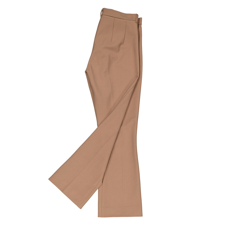 Max Mara Ladies Camel Umanita Cropped Trousers - 7