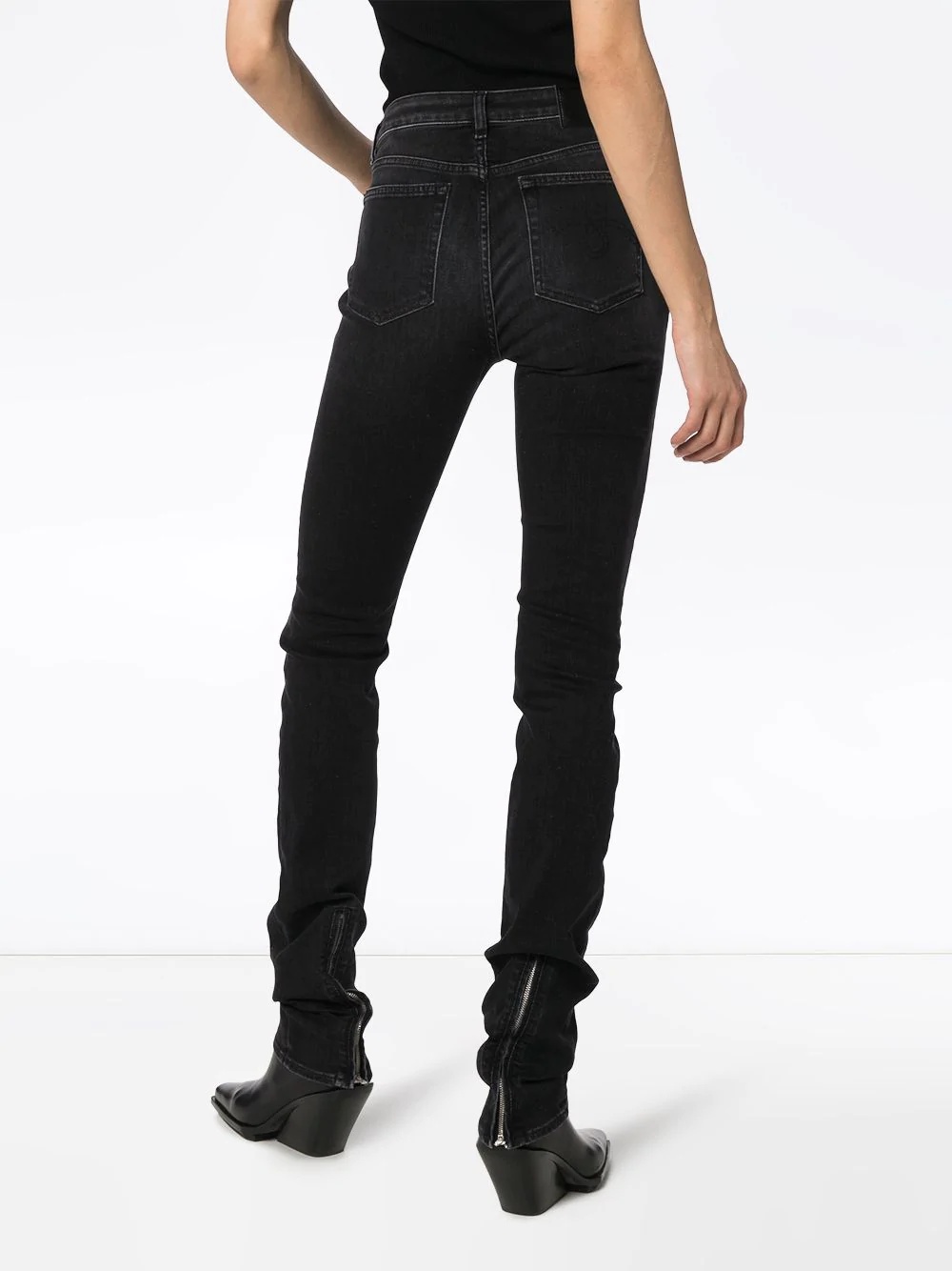 Alison ankle zip skinny jeans - 4