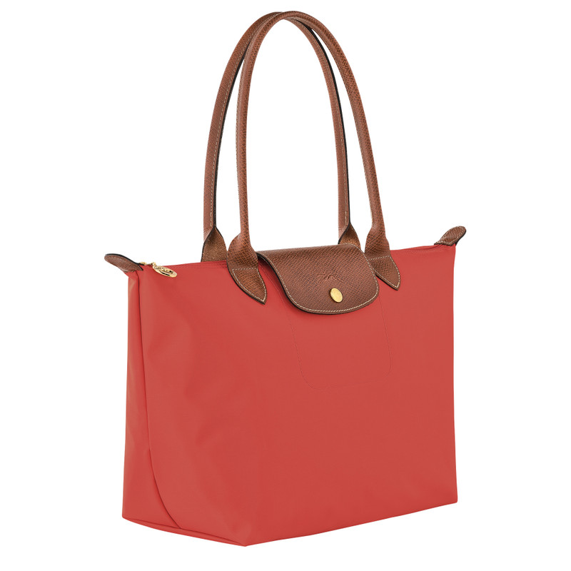 Longchamp Le Pliage Original M Tote bag Tomato - Recycled canvas outlook
