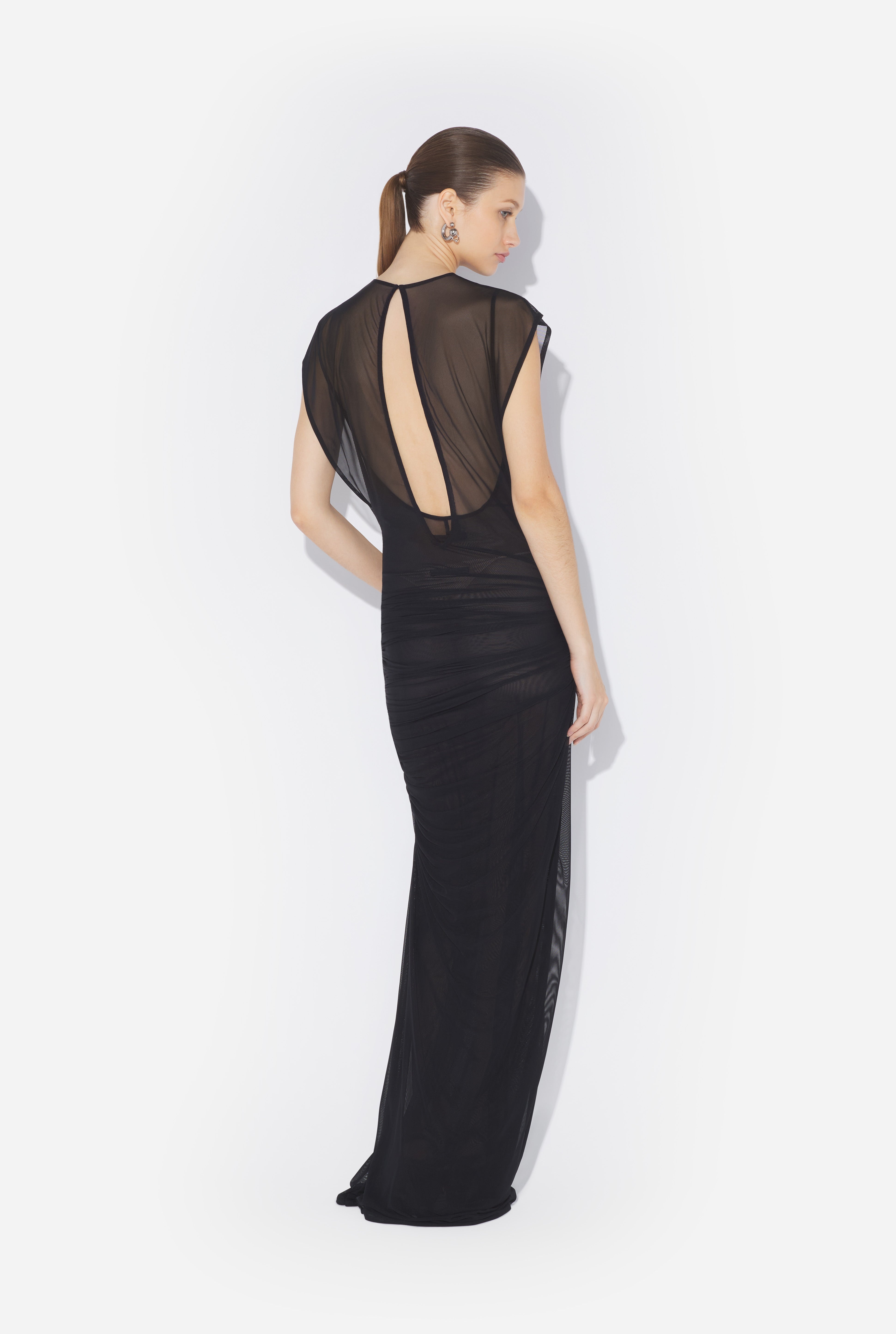 THE FLOCKED “TATTOO RUBAN” DRESS - 2
