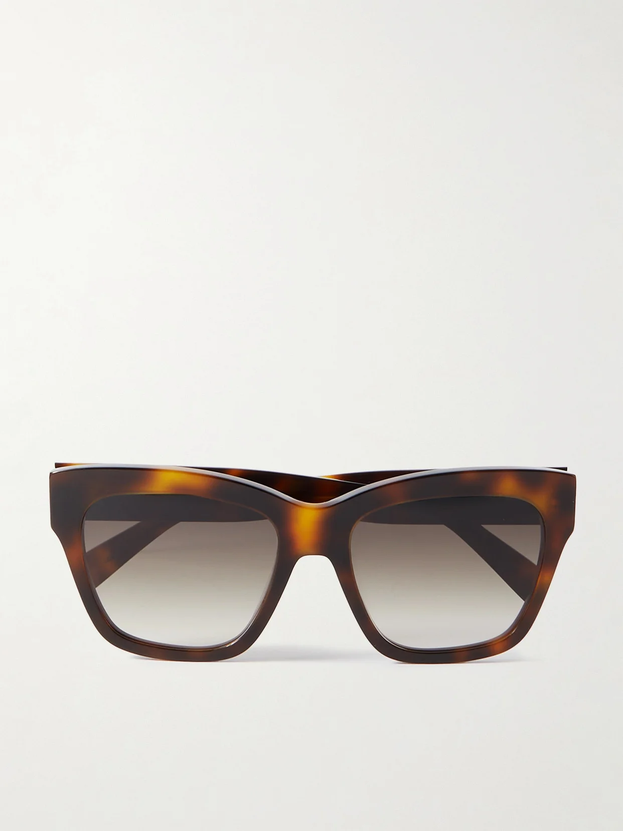 Triomphe Square-frame Tortoiseshell Acetate Sunglasses - 1
