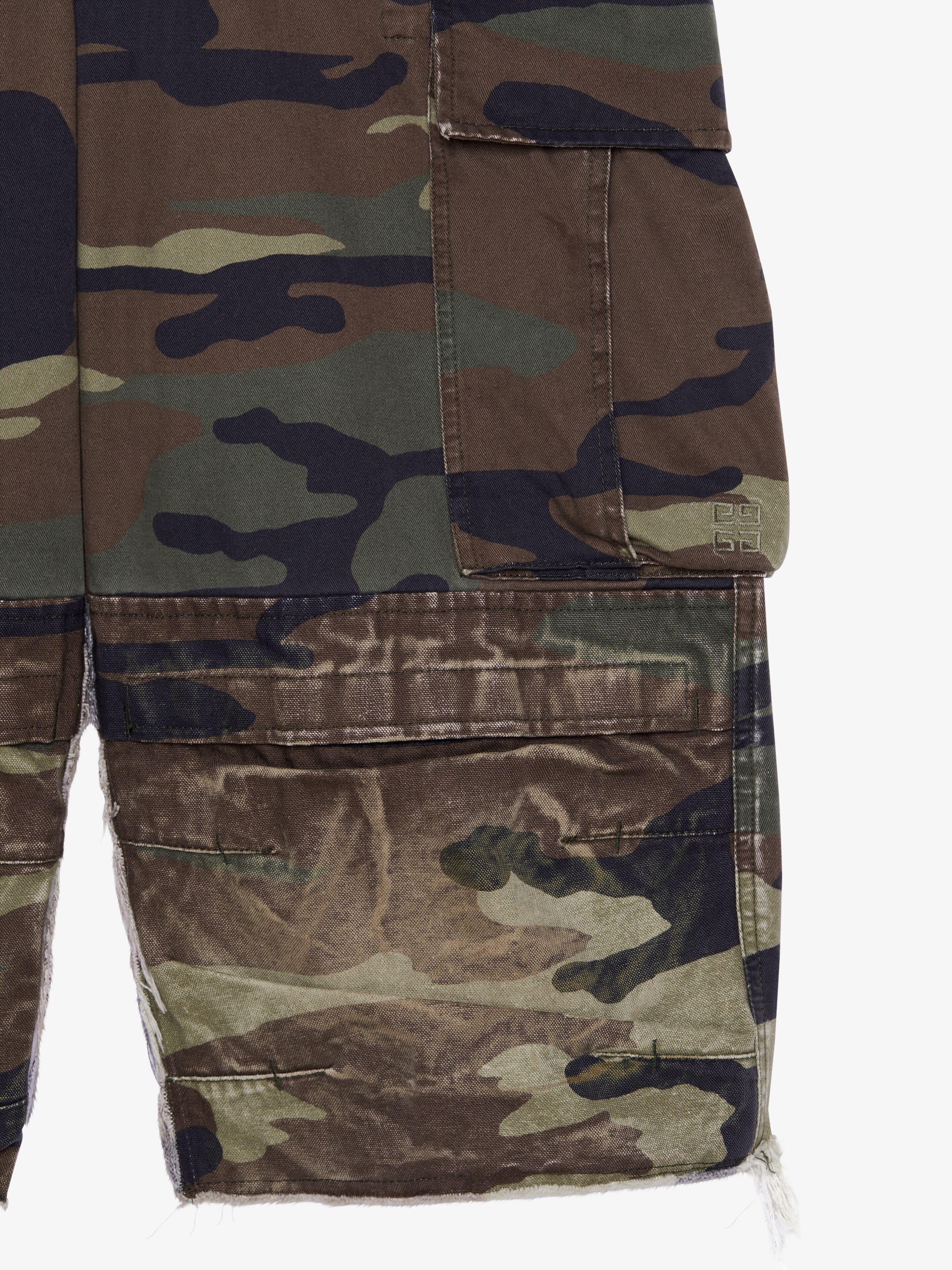CARGO CAMO SKIRT IN COTTON - 2
