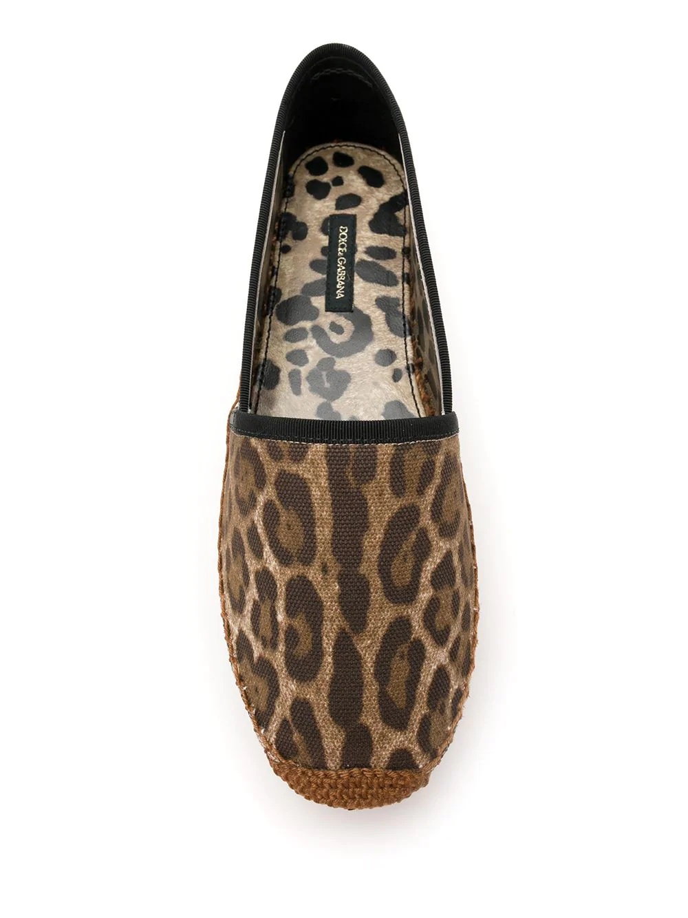 leopard print espadrilles - 4