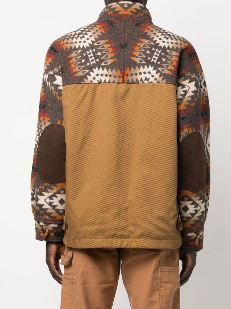 [NOTHING WRITTEN] BIONI WOOL ジャケット★新作・24AW★人気★ Junya Watanabe MAN abstract-print wool jacket | REVERSIBLE