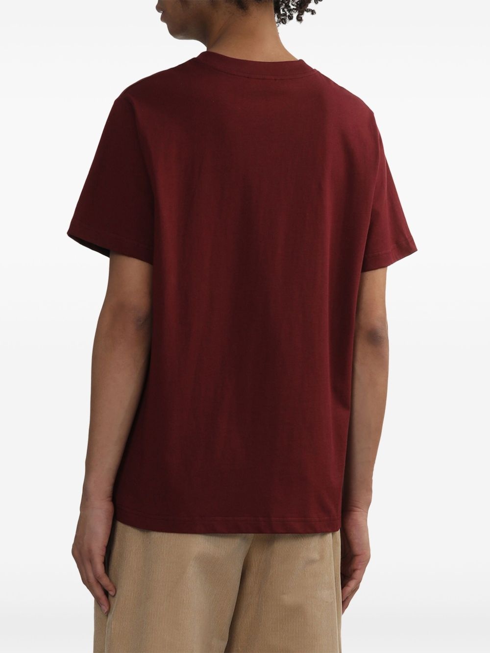 logo-print cotton t-shirt - 4