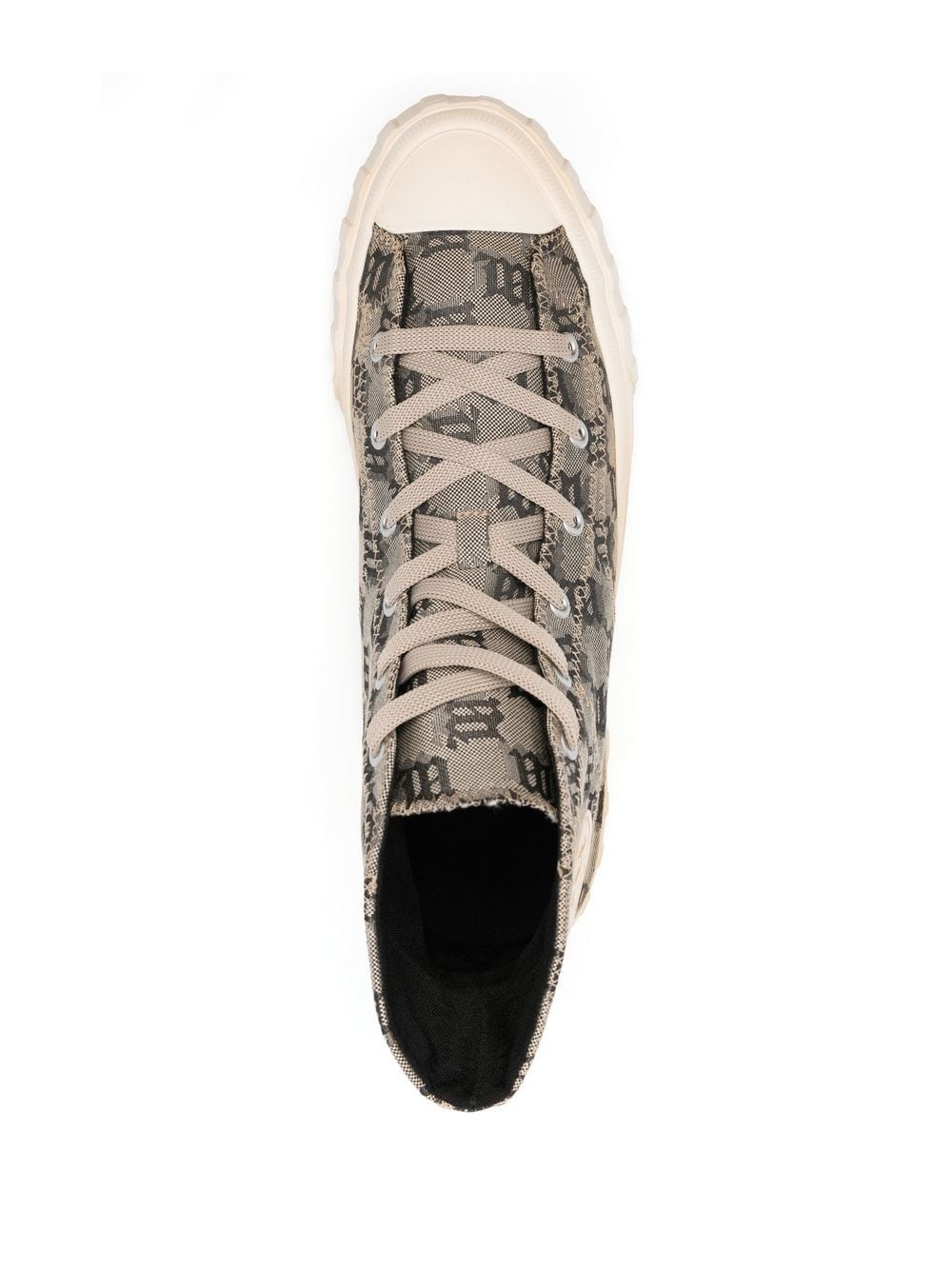 monogram high-top sneakers - 4