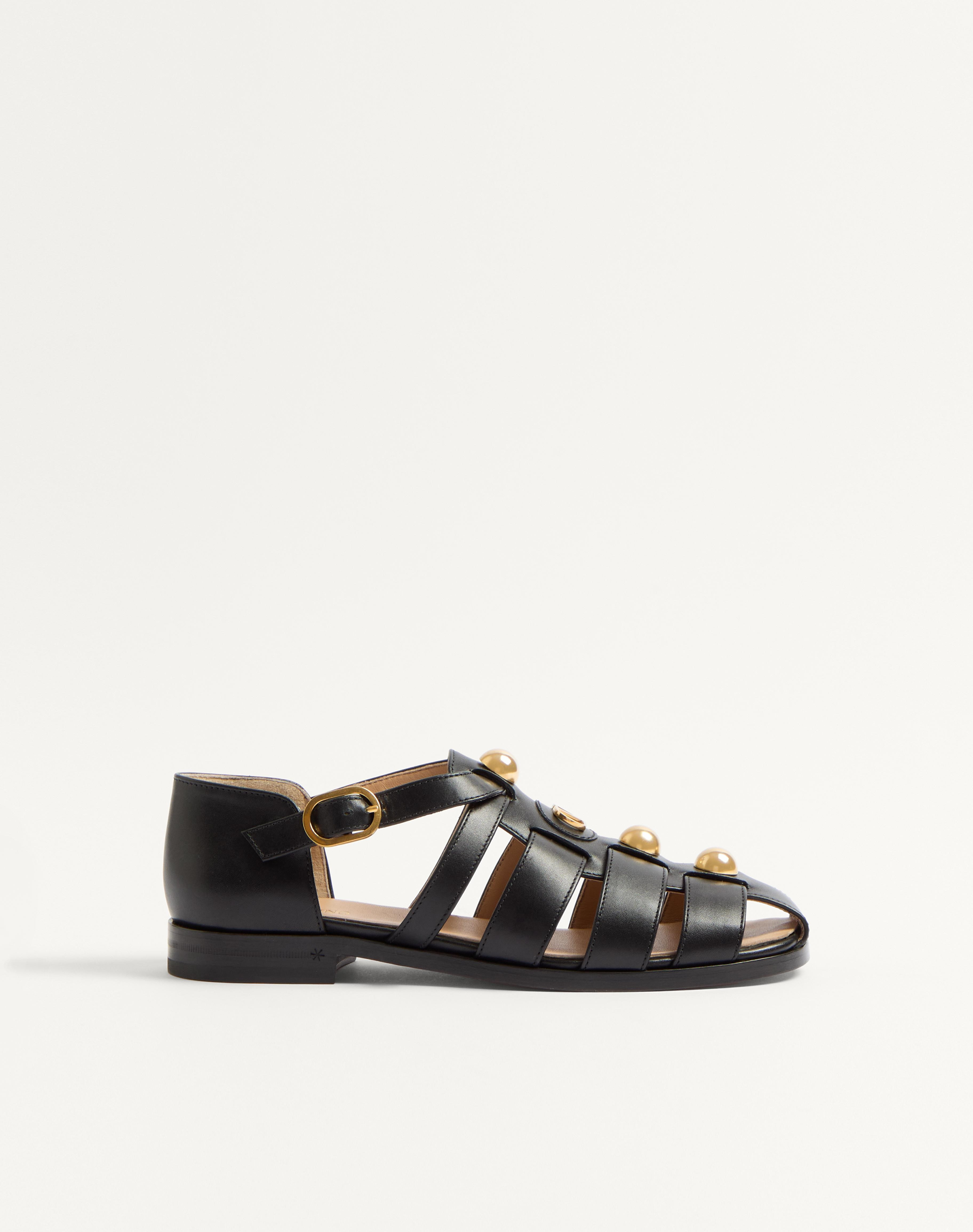 VLOGO SIGNATURE CALFSKIN FISHERMAN SANDAL 20MM - 1