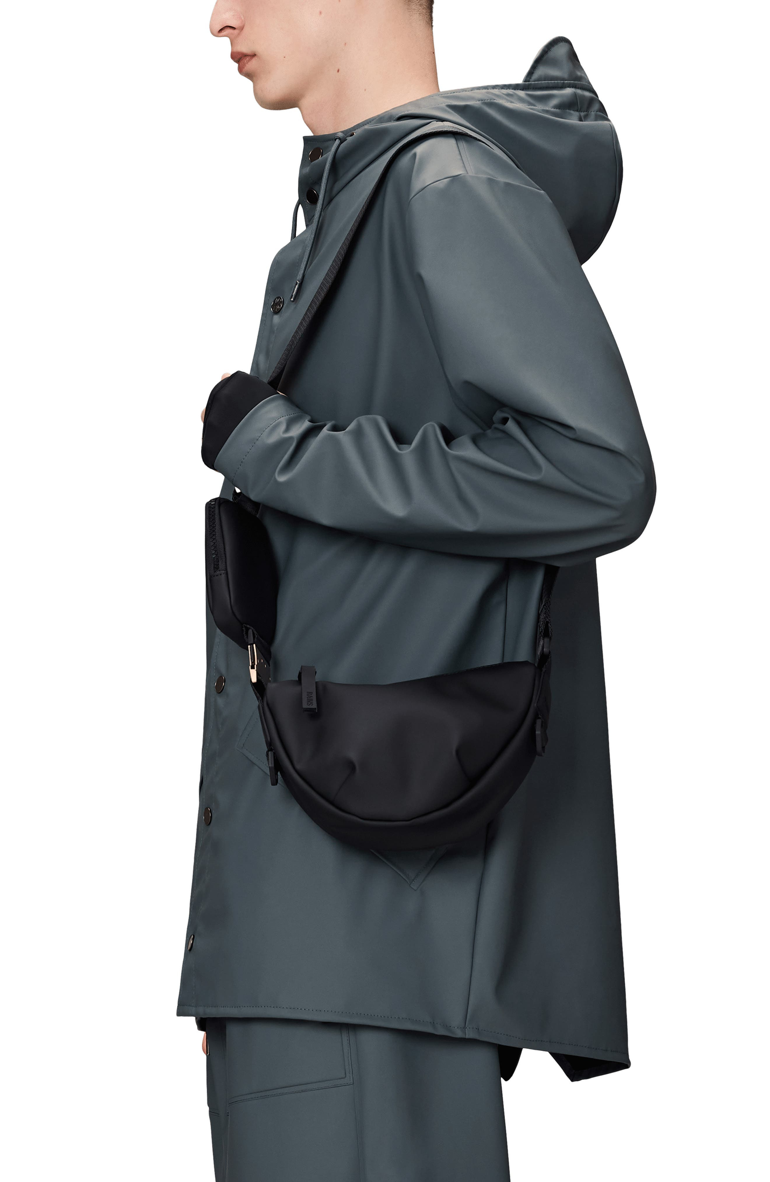 Rains Mini Valera Waterproof Shoulder Bag in Black at Nordstrom - 2