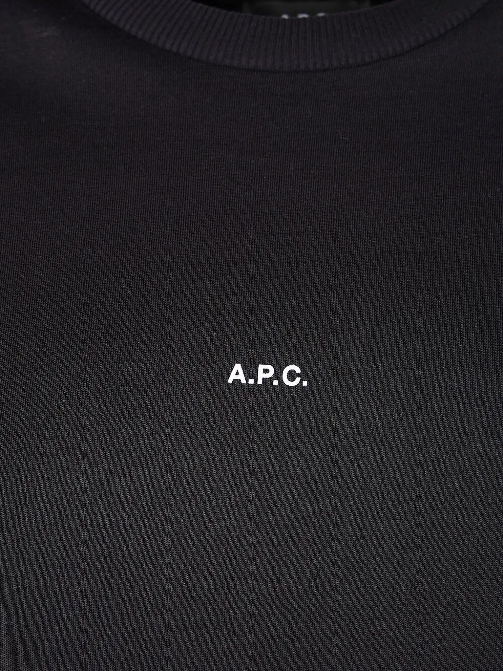 A.P.C. Women "Boxy Micro Logo Gots" T-Shirt - 6