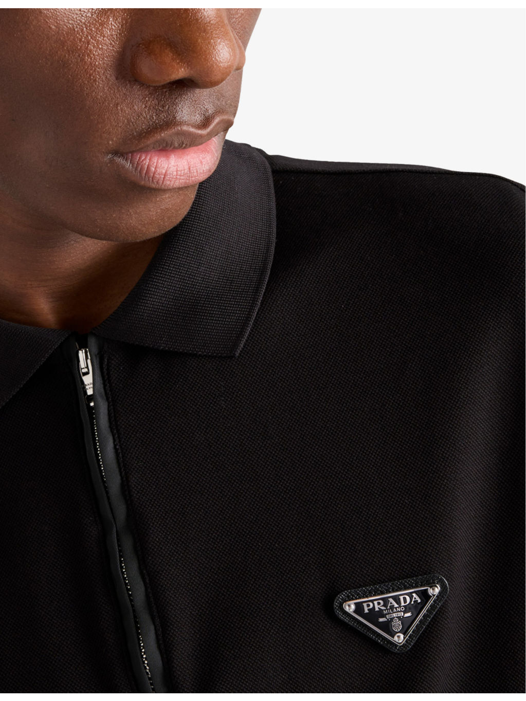 Brand-plaque boxy-fit cotton-piqué polo shirt - 3