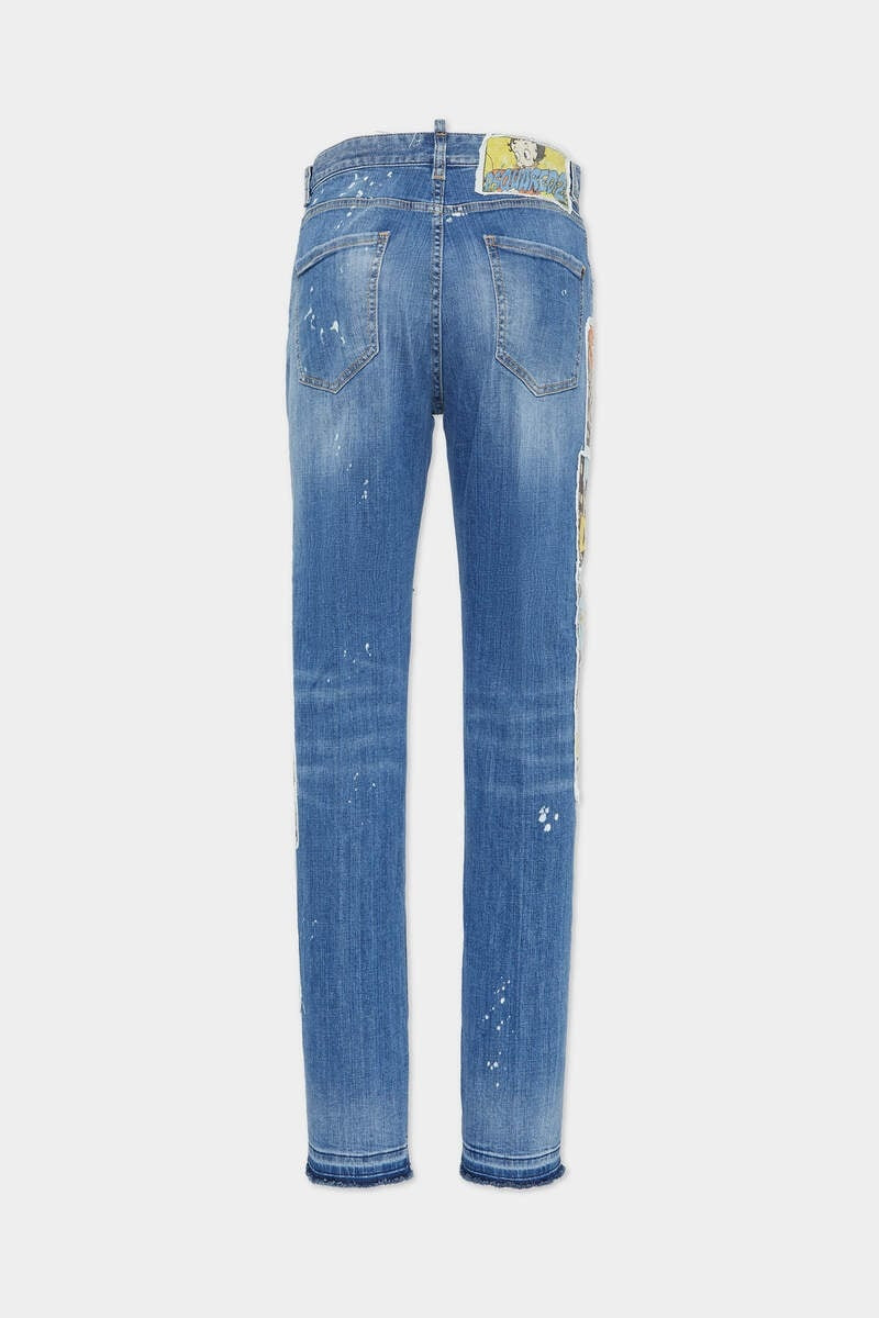 DSQUARED2 BETTY BOOP WASH 5 POCKETS JEANS outlook