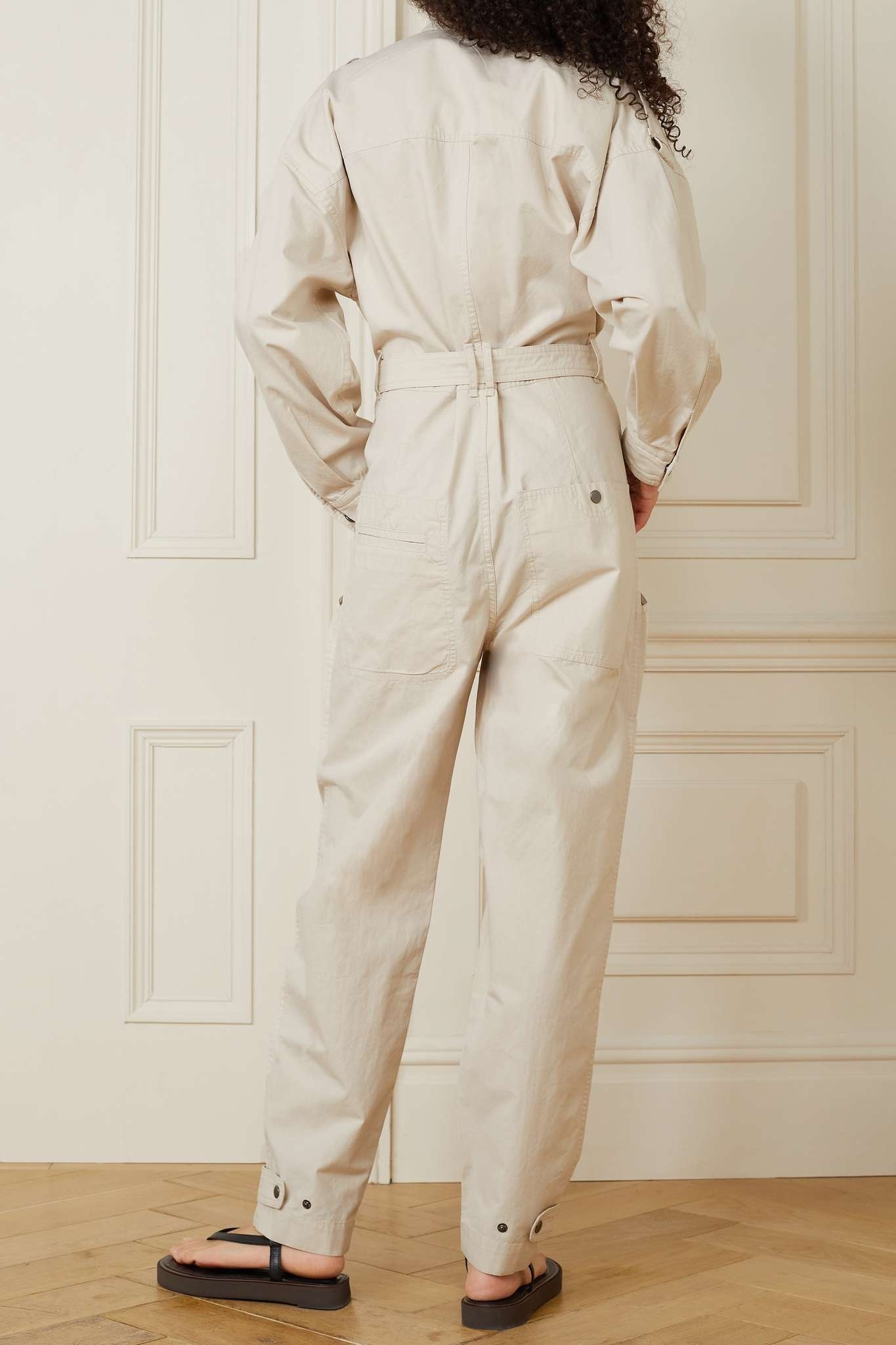 Ruthel belted cotton jumpsuit - 3