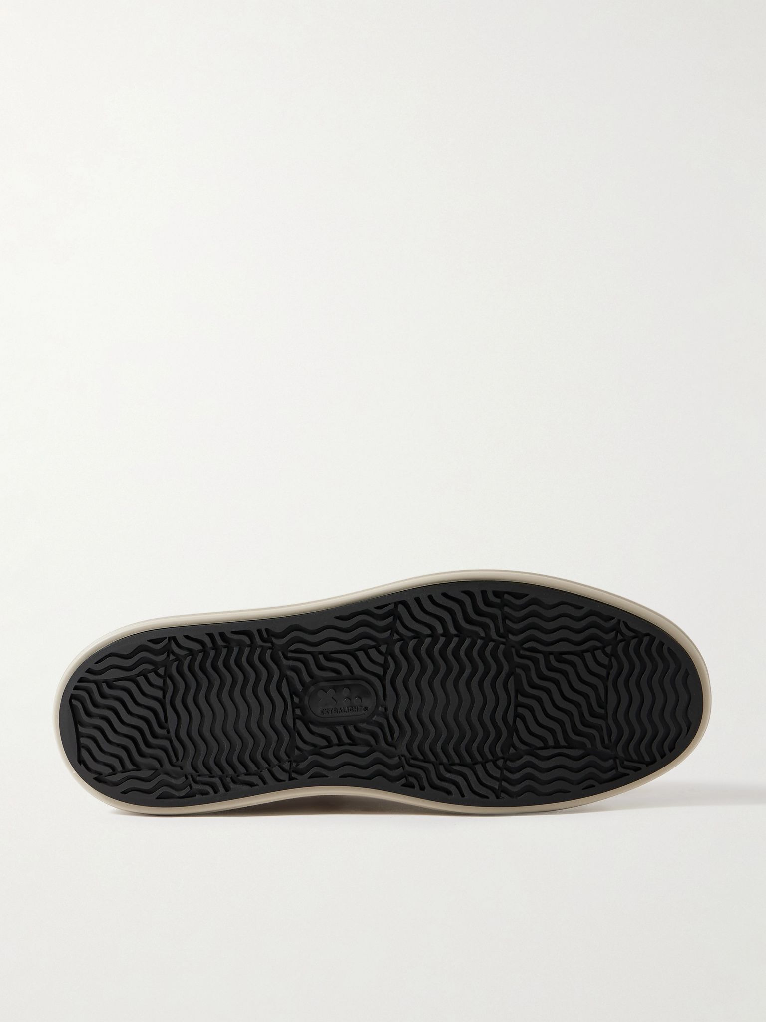 Sequel 002 Leather-Trimmed Suede Sneakers Tan - 3