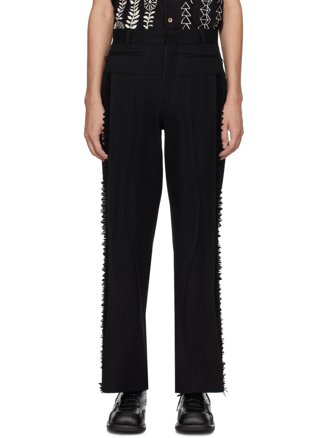 Black Hampton Trousers - 1