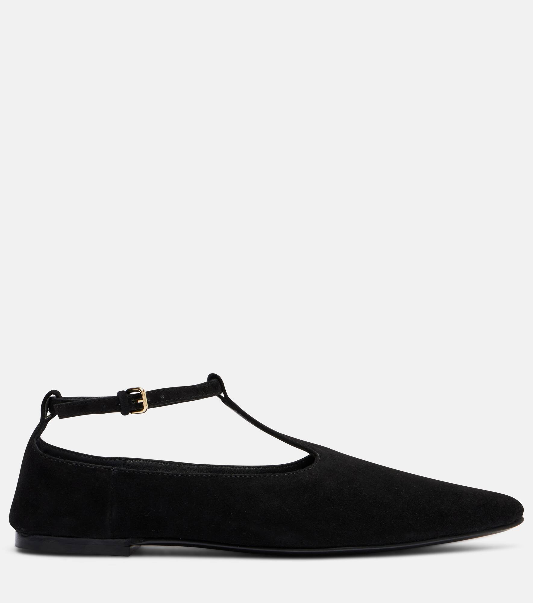 Ward suede Mary Jane flats - 4