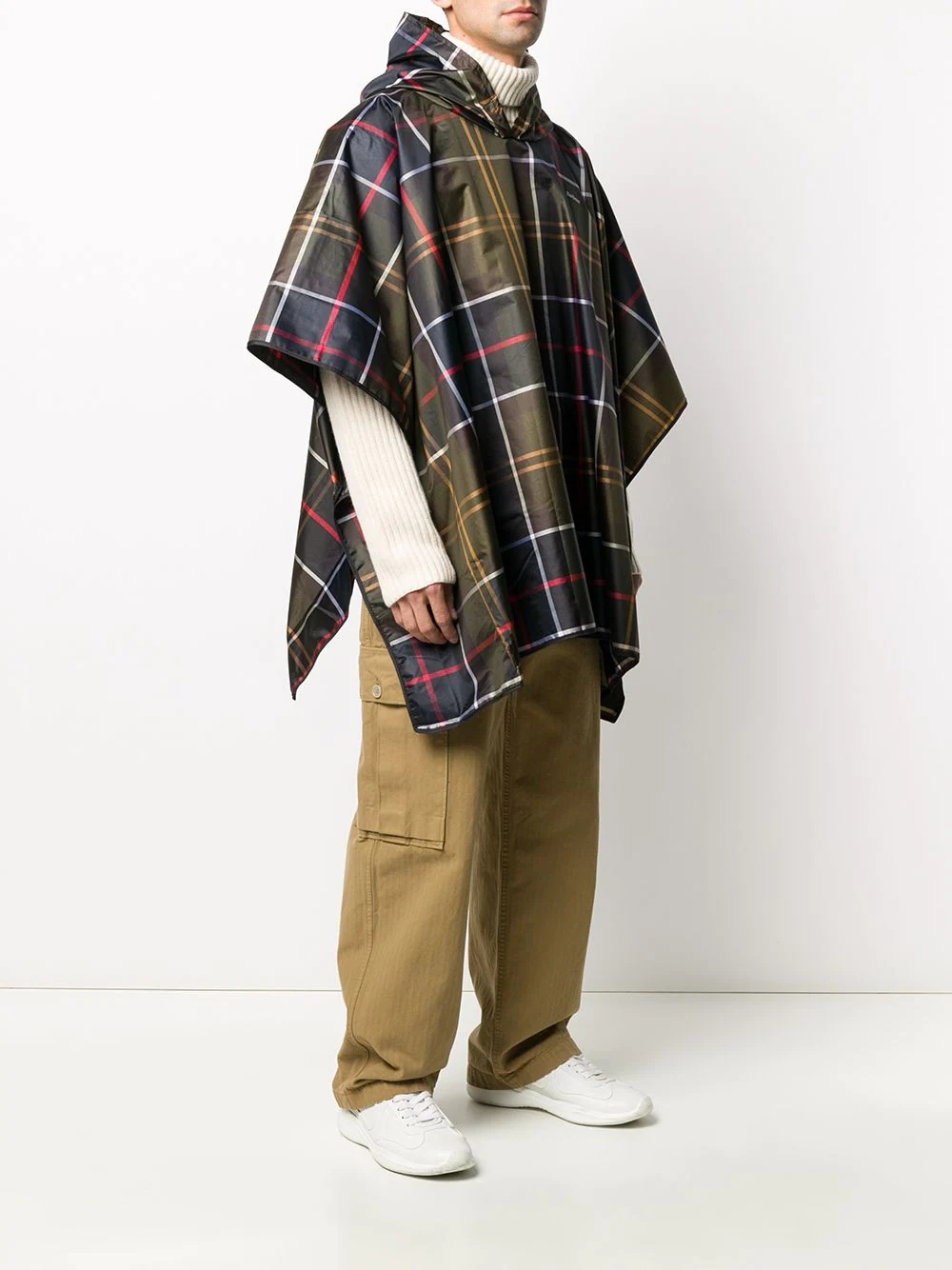 Sproof tartan poncho - 3