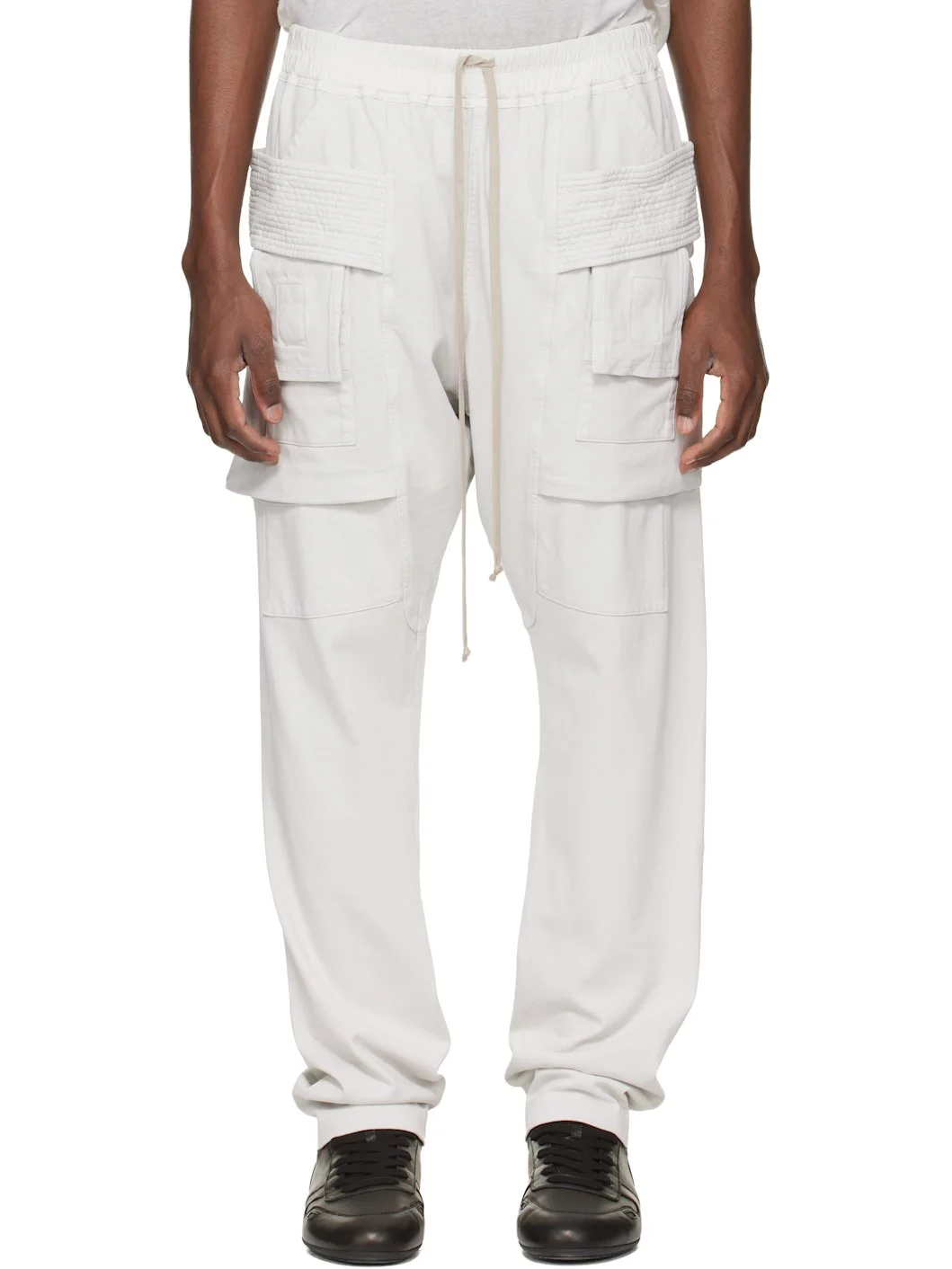 Off-White Temple Creatch Drawstring Cargo Pants - 1