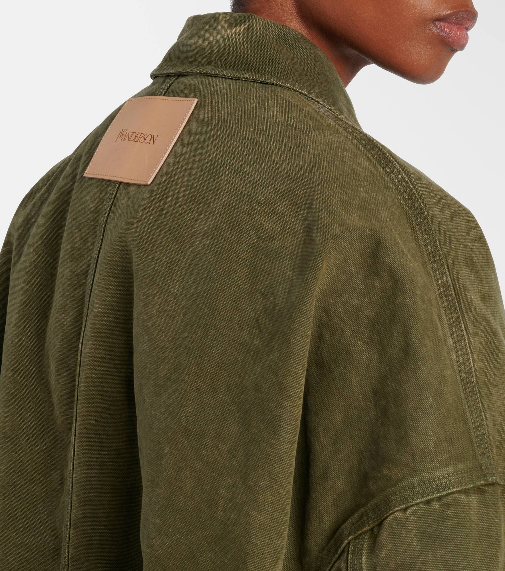 Oversized cotton bomber jacket - 6