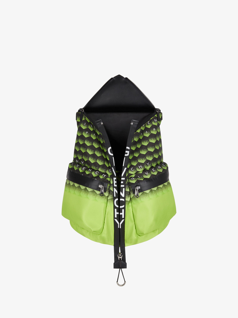 Spectre backpack in geometric printed nylon 5