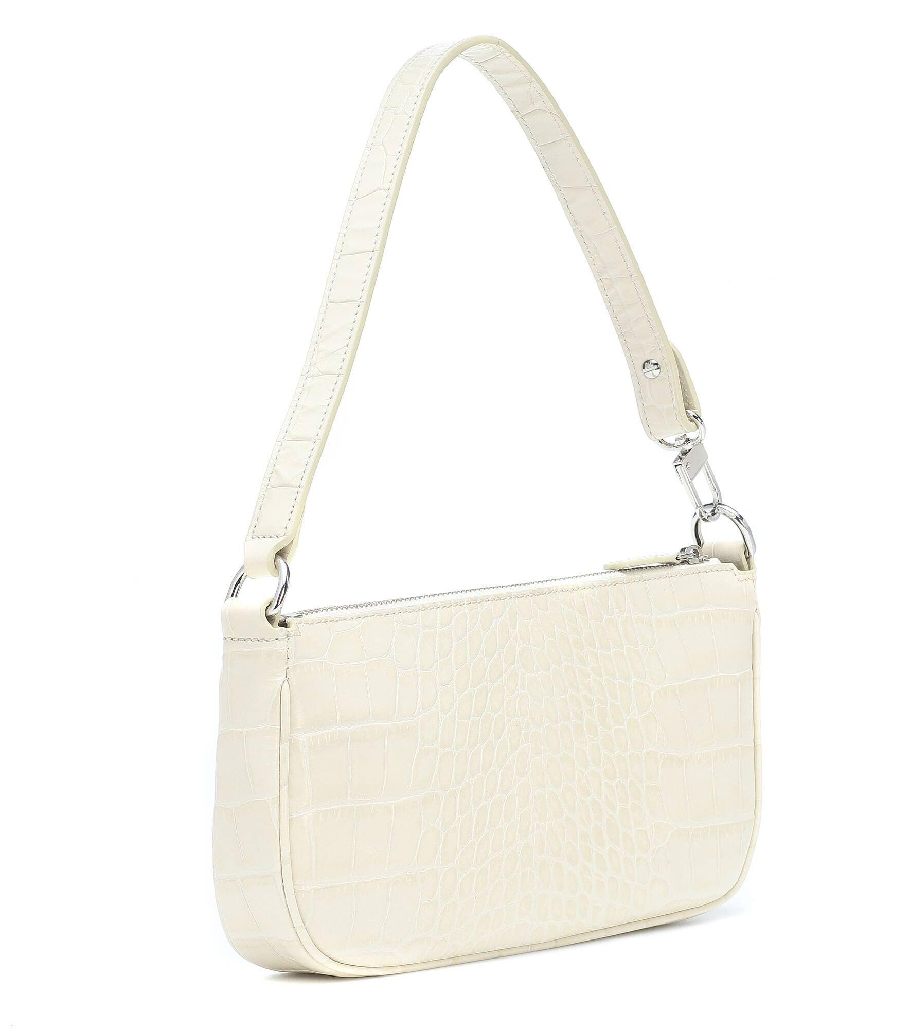 Rachel croc-effect leather shoulder bag - 4