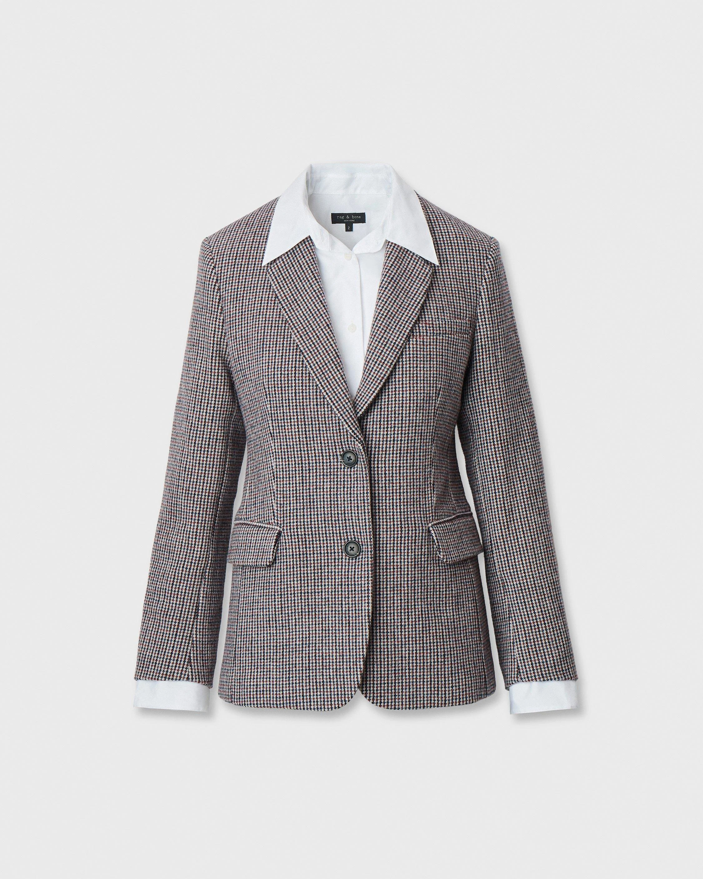 Frank Mixed-Media Blazer - 1