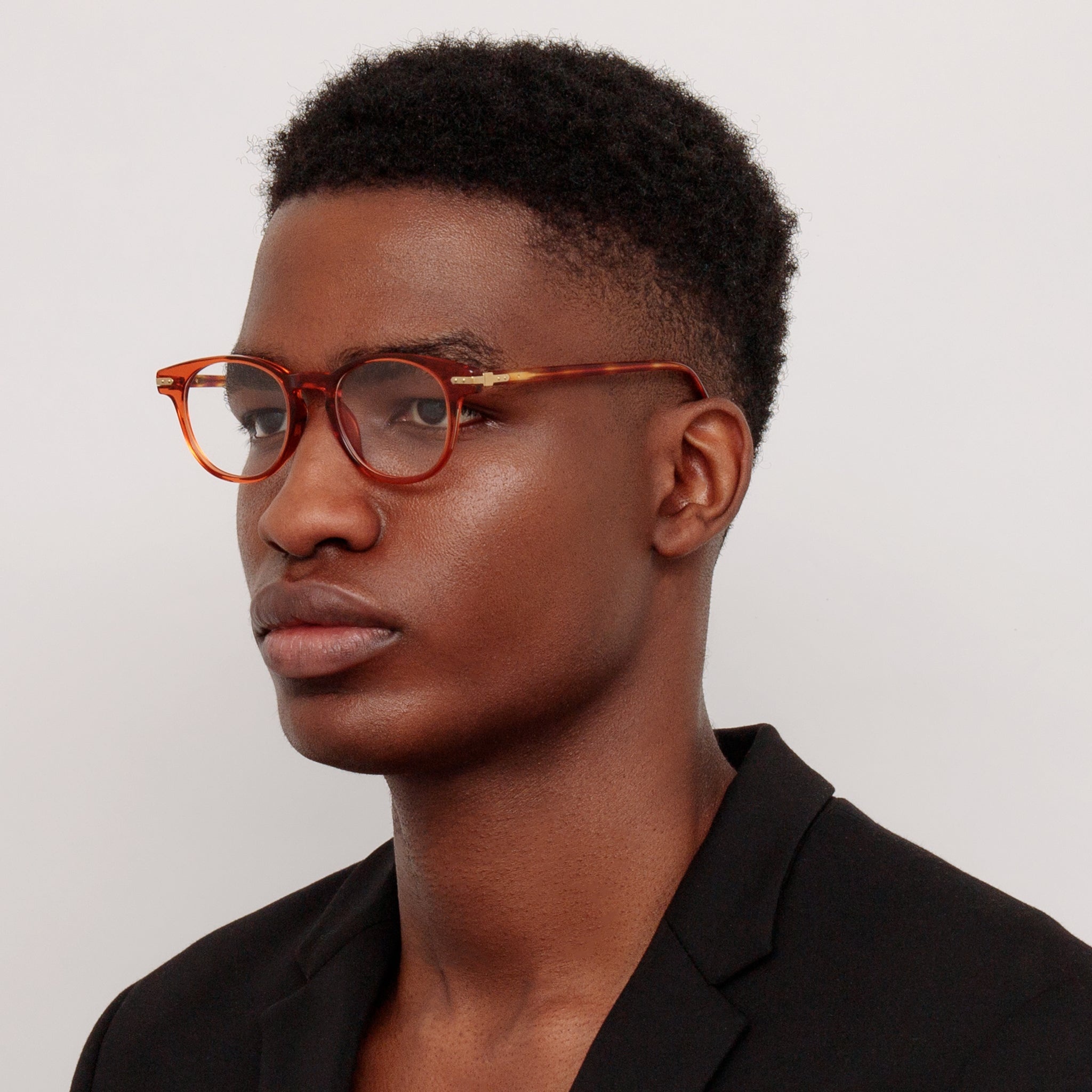 Bay Optical Frame in Amber - 2