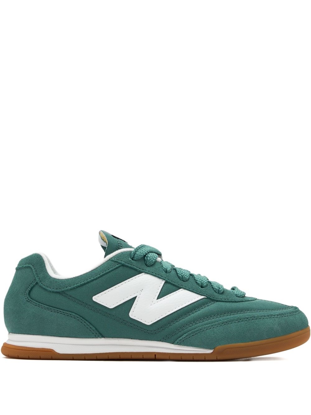 RC42 suede logo-embellished sneakers - 1