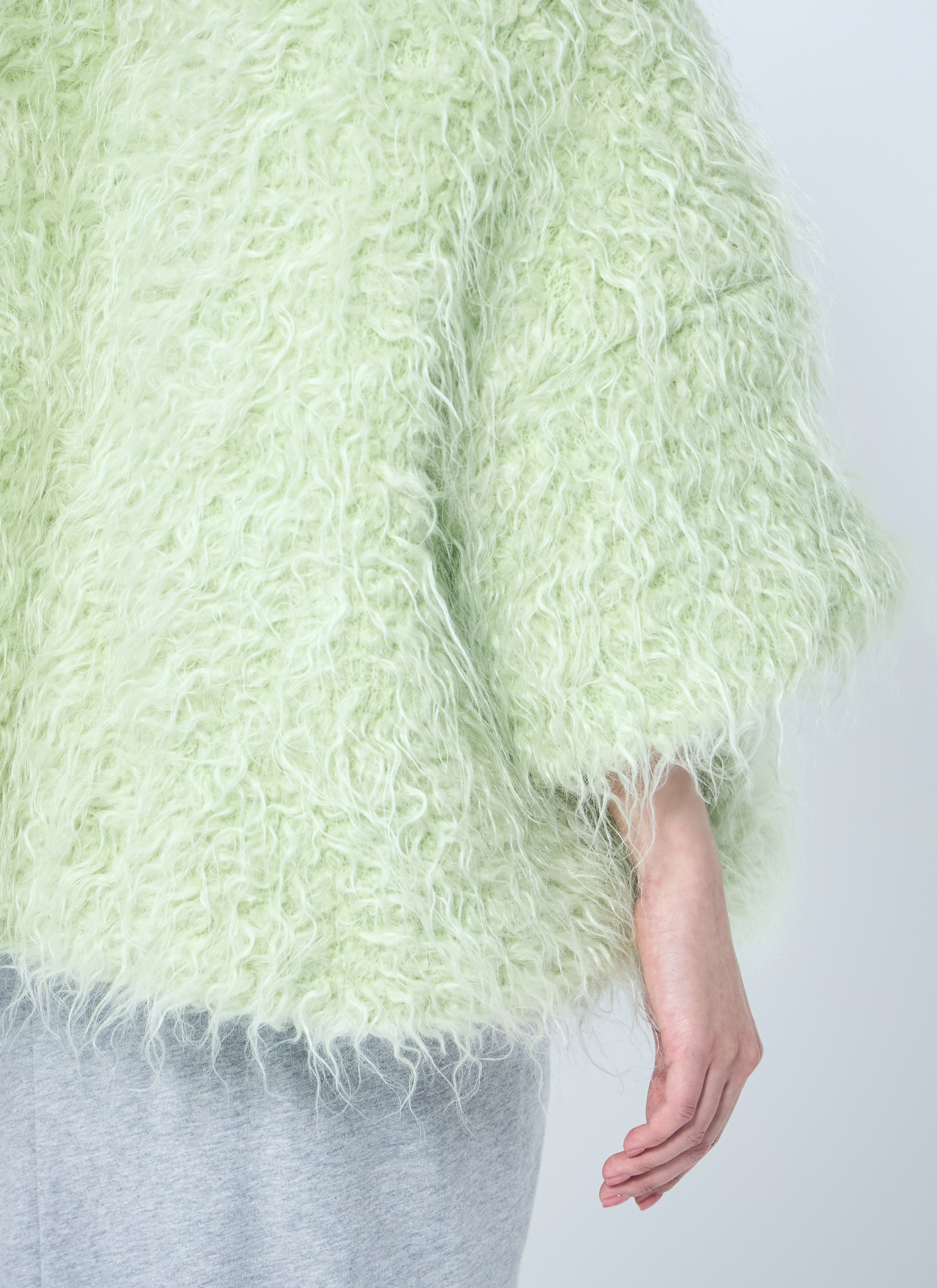 Dries Van Noten Women Voilin Faux Fur Jacket - 6